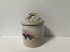 Vtg Studio Pottery Ceramic Fire Breathing Dragon Jar With Lid Signed Bloom 1984
