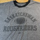 Saskatchewan Roughriders Reebok T-shirt Men s Xl Grey Cfl Football Oversized