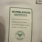 Wimbledon The Championships Tennis White Shirt Large Jersey Vintage Historical