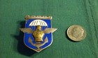 Vintage Military Badge France 17th Paratroopers Regiment Pin Drago Paris Rare