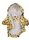 Rain Coat Jacket Rainwear For Small Pet Cat Dog Raincoat Hooded Waterproof Xxs-l