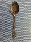 Vintage Nm 830s Norwegian Silver Tea Spoons Ornate Scroll Scandinavian