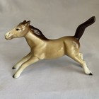 Vintage Norcrest Japan Porcelain Foal Horse Figurine Standing Brown Tan 5   