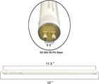  2pack  F8t5 bl 12 Inch Replacement Black Light Bulb  G5 Base  T5 F8w Bl368 Uva