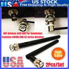 2pcs Uhf Antenna With Bnc For Sennheiser Evolution Ew100 300 G3 Series Receiver