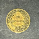 Costa Rica 1922 10 Centimos Cent World Foreign Low Mintage Coins