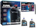Fluval 407 Canister Filter W fluval Uvc In-line Clarifier Bundle  4 Items 