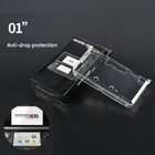 Clear Snap-on Plastic Crystal Hard Shell Case Protective Cover For Nintendo 3ds