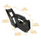 Backhoe Thumb Excavator Universal Claw Tractor For Kubota Mahindra Attachment