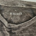 Nickelback Rockstar Xl Black Distressed 100  Cotton Cropped T-shirt 