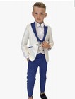 Boys 3 Piece Tuxedo Suit Boy s Formal Suit Wedding Suit -blazer  pant  vest -14y