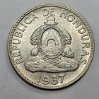 1937 Honduras Silver 25 Centavos Lempira Choice Au unc Nice High Grade  v148