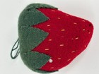Vintage Pin Cushion Strawberry Decoration Hand Sewn Hanging Ornament Vintage