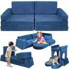 10pcs Modular Kids Play Couch Floor Sofa Children Playroom Furniture Toddlers