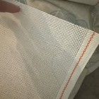 Zweigart Blank Mono Deluxe 13 Mesh Needlepoint Canvas 18    X 18    Orange Selvedge