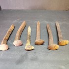 Vintage Antique Metal Railroad Spikes Lot Of 6