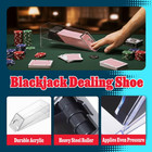 Trademark Poker 6 Deck Blackjack Dealing Shoe     Acrylic Playing Card Holder     Fi