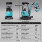 2 5 Ton  Hydraulic Kubota D902 Mini Excavator With Side Swing Pilot Control Usa