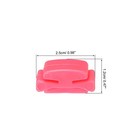 Guitar Pick Holder Plastic Pink For Guitar  Bass  Ukulele Pack Of 5