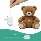 Price Tags With String Attached 500pcs White Smooth Surface Marking Merchandise