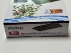 Aqueon Led Deluxe Fish Tank Aquarium Full Hood With Led Light  Black  20 Inch