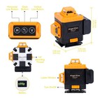 Laser Level Self-leveling 4 X 360   - 4d Green Cross Bright Line