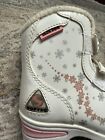 Jackson Ultima Softec Girls Pink Ice Skates With Blade Soakers - Size Small