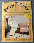 Vtg Stencil Decor Plaid Enterprises Spring Tulips 1896 Garden   Pond Border 1886