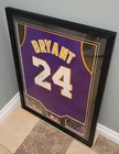 Framed  Kobe Bryant Signed Autographed Lakers Custom Jersey With Coa