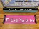 Ny Nyc Subway Roll Sign Nycta F Line Express Via 6th Avenue Of Americas Display