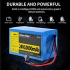 24v 5ah 10ah Li-ion Battery For Wireless Cameras  Bluetooth Devices  Led Strip