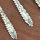 Vintage Set Of 6 Oneida Community Plate Silverplate Teaspoons Grosvenor Pattern
