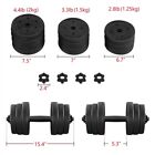 Dumbbell Set 44 Lb Adjustable Weight Set For Men   Women Body Building Training