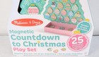 Melissa   Doug Countdown To Christmas Wooden Play Set Pink New 