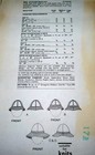  lovely Vtg 1970s Hats Vogue Sewing Pattern Medium 22  Ff