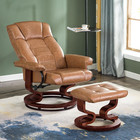 Manual Swivel Recliner With Ottoman  Chair Ottoman Set For Rv Small Spaces  Livi