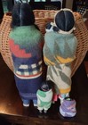 Lot Four Vintage Skookum Bully Good  Large Couple W  Label And 2 Smaller Dolls