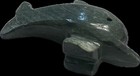 Natural Chinese Green Stone - Hand Carved Dolphin