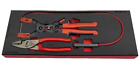 Snap On Tools Usa  Red 2-piece Remote Hose Clamp Pliers Foam Set Plhc200fr New