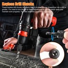 2pcs 1 4  Inch Hex Shank Keyless Drill Bit Chuck Quick Change Adapter Converter
