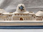 Russ Berrie Menorah Hand Painted Hebrew Temple Design Chanukah Jewish 14  Long