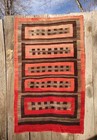 Navajo Rug Antique Native American Indian Blanket Bosque Redondo Bayeta  1900