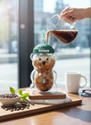 2025 Glass Starbucks Bearista Bear Cold Cup Holiday Limited Edition