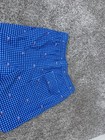 Vineyard Vines Boys Blue Gingham Flag Swim Trunks Lined Drawstring Size Xl