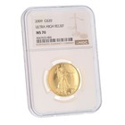 2009  20 Liberty Head Double Eagle Gold Coin Ultra High Relief Ncg Ms 70