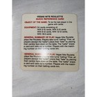 1988 Vegas Nite Roulette Casino Card Gameinternational Games
