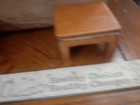 2 Vtg Dollhouse 1 12 Scale Miniature Wooden Living Room Furniture End-tables  2 
