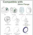 Maymom Flange Inserts 17 Mm For Medela  Spectra 24 Mm Shields flanges  Wearable