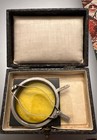 Vintage Rhaco Graduated Yellow Glass Filter W  Box - D r p  German Spring Clamp