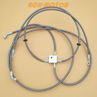 Front Stainless Braided Brake Hose Line For Arctic Cat 1502-015